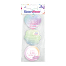 Borrador flower power 3 unidades