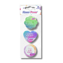 Borrador flower power 3 unidades