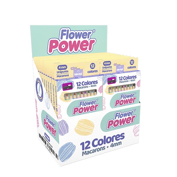 Lápices de color macarron 12 unidades