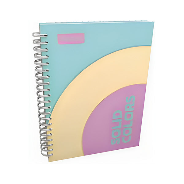 Cuaderno resorte tapa dura Solid mujer 150 hojas Primavera