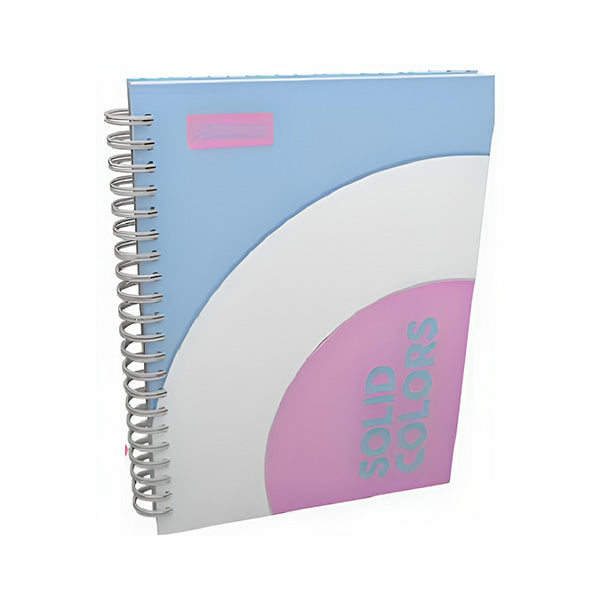 Cuaderno resorte tapa dura Solid mujer 150 hojas Primavera