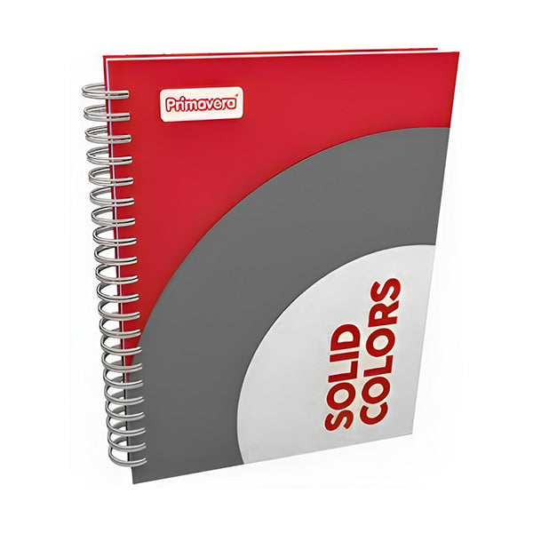 Cuaderno resorte tapa dura Solid hombre 150 hojas Primavera