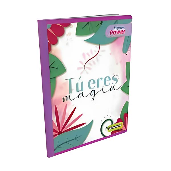 Cuaderno cosido Flower Power 50 hojas Primavera