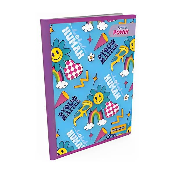 Cuaderno cosido Flower Power 50 hojas Primavera