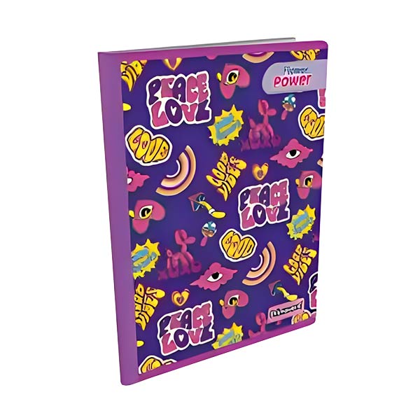 Cuaderno cosido Flower Power 50 hojas Primavera