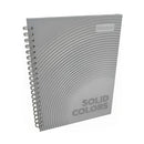 Cuaderno resorte tapa dura Unicolor hombre 80 hojas Primavera