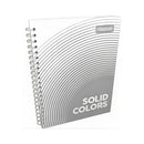 Cuaderno resorte tapa dura Unicolor hombre 80 hojas Primavera