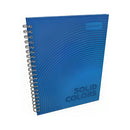 Cuaderno resorte tapa dura Unicolor hombre 80 hojas Primavera