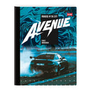 Cuaderno cosido grande pasta dura rayado 100 hojas