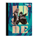 Cuaderno cosido grande pasta dura rayado 100 hojas