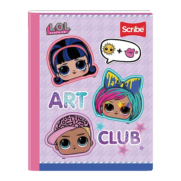 Cuaderno cosido grande pasta dura rayado 100 hojas