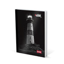 Cuaderno cosido grande pasta dura rayado 100 hojas