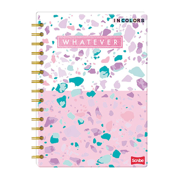 Cuaderno doble espiral 80 hojas tapa dura