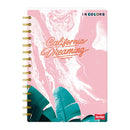 Cuaderno doble espiral 80 hojas tapa dura