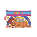 Cartuchera 2 bolsillos personajes niña