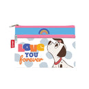 Cartuchera 2 bolsillos personajes niña