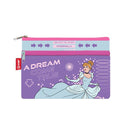 Cartuchera 2 bolsillos personajes niña