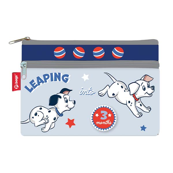 Cartuchera 2 bolsillos personajes niño