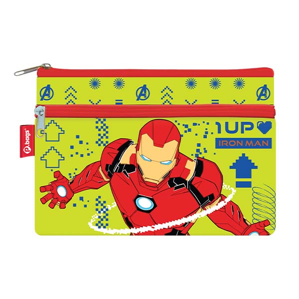 Cartuchera 2 bolsillos personajes niño