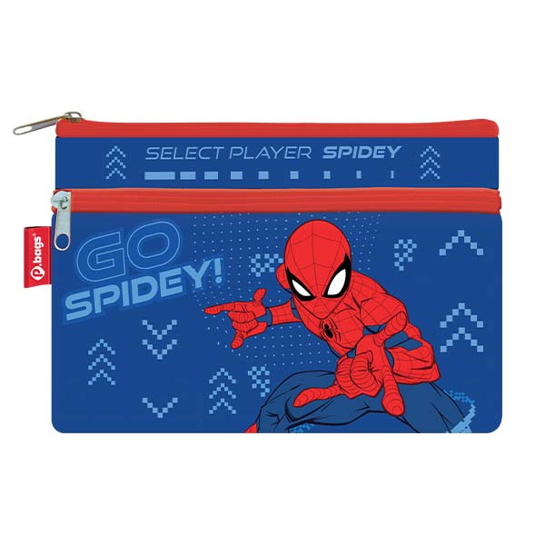 Cartuchera 2 bolsillos personajes niño