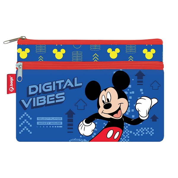 Cartuchera 2 bolsillos personajes niño