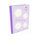 Cuaderno cosido 100 hojas flower power