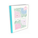 Cuaderno cosido 100 hojas flower power