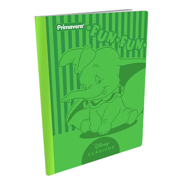 Cuaderno cosido 50 hojas unicolor niña