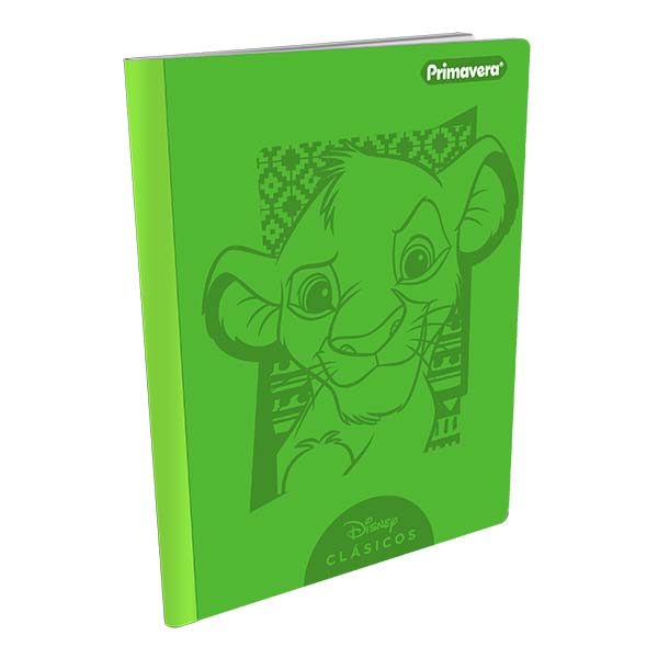 Cuaderno cosido 100 hojas unicolor niño