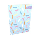 Cuaderno cosido 100 hojas pasta dura flower power