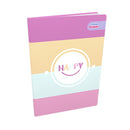 Cuaderno cosido 100 hojas pasta dura flower power