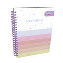 Cuaderno argollado 100 hojas flower power