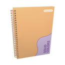 Cuaderno argollado 100 hojas unicolor mujer