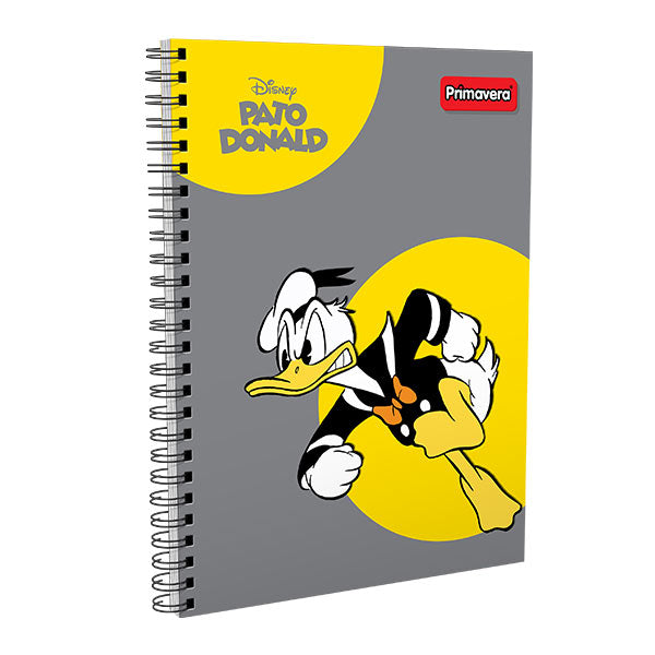 Cuaderno argollado 100 hojas Donald