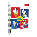 Cuaderno argollado 100 hojas Donald