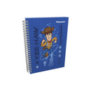 Cuaderno argollado 100 hojas digipixel niño