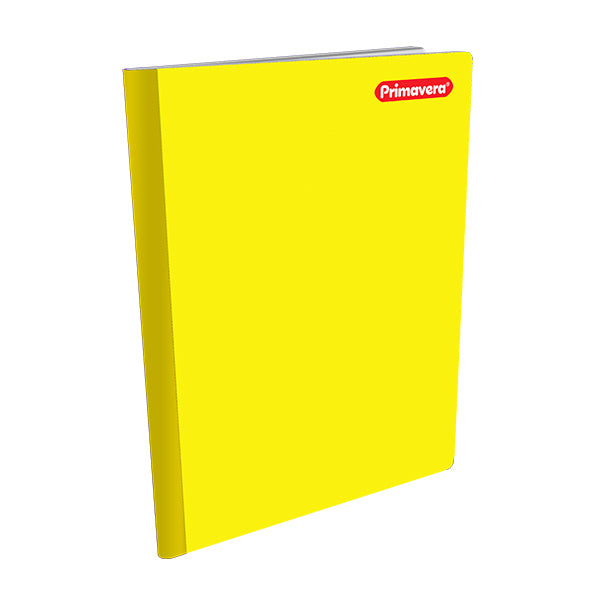 Cuaderno cosido 100 hojas unicolor amarillo
