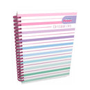 Cuaderno argollado 5 materias flower power