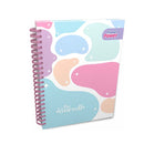 Cuaderno argollado 5 materias flower power