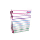 Cuaderno argollado 5 materias flower power