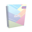 Cuaderno argollado 5 materias flower power