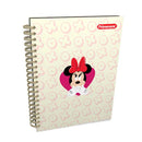 Cuaderno argollado 5 materias Minnie