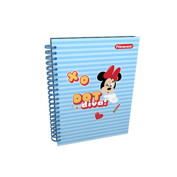 Cuaderno argollado 5 materias Minnie