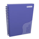 Cuaderno argollado 5 materias solid color mujer