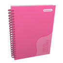 Cuaderno argollado 5 materias solid color mujer
