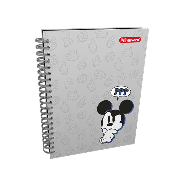 Cuaderno argollado 5 materias Mickey