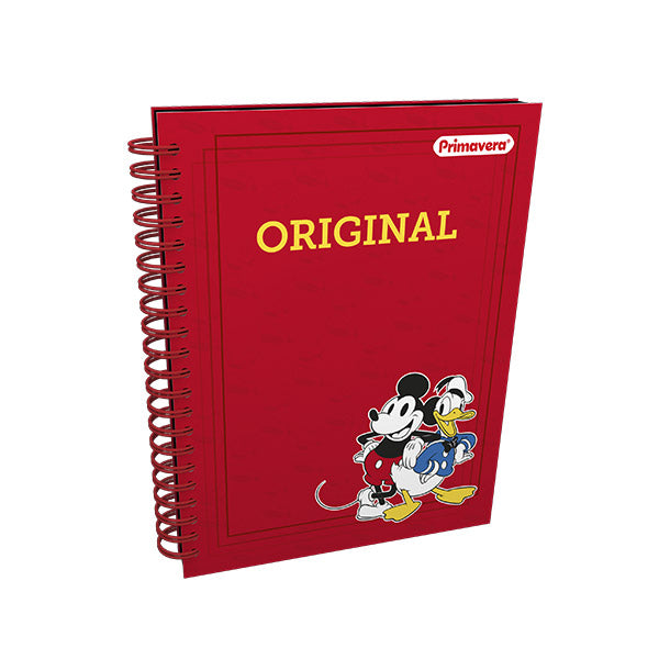 Cuaderno argollado 5 materias Mickey
