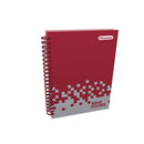 Cuaderno argollado 5 materias solid color hombre