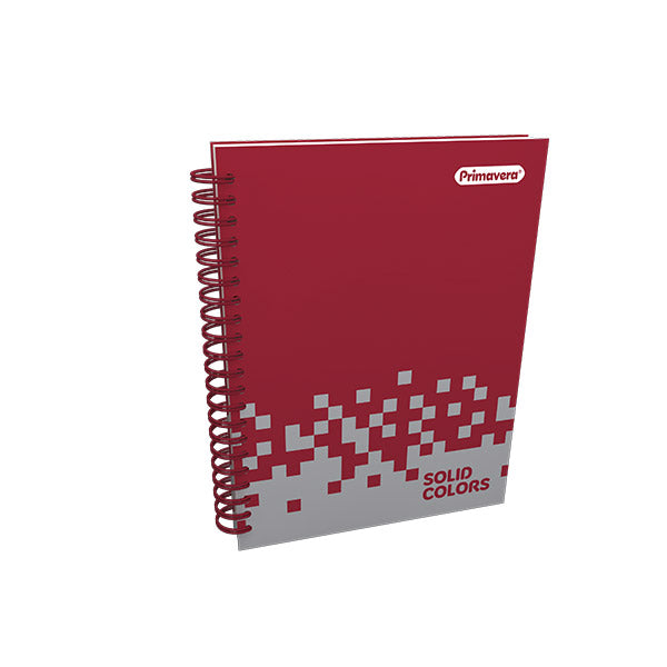 Cuaderno argollado 5 materias solid color hombre