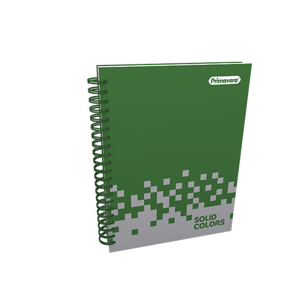 Cuaderno argollado 5 materias solid color hombre
